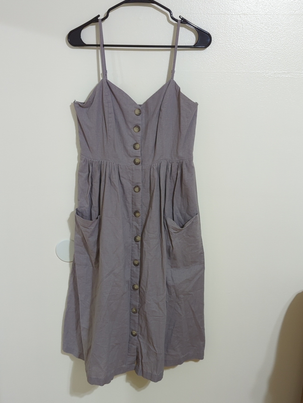 Linen blend Sleeveless Dress